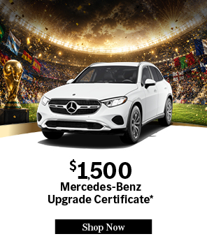 Special offer on    $1,500 Mercedes-Benz Upgrade Certificate*